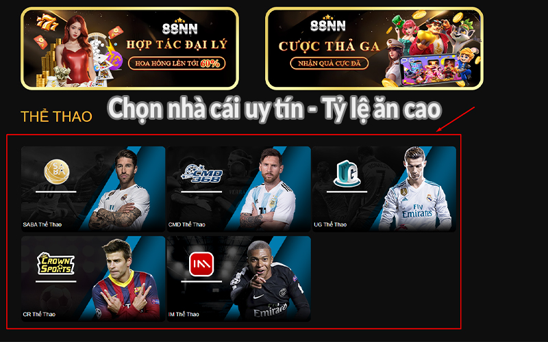 Chọn nhà cái uy tín và tỷ lệ kèo phù hợp