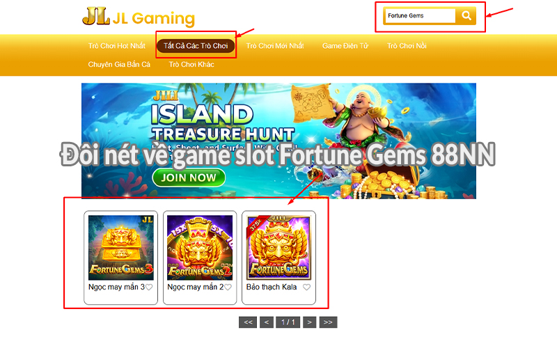 Đôi nét về game Nổ hũ Fortune Gems 88NN