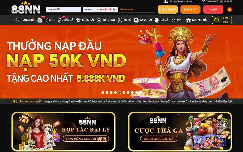 Hệ sinh thái trò chơi 88NN